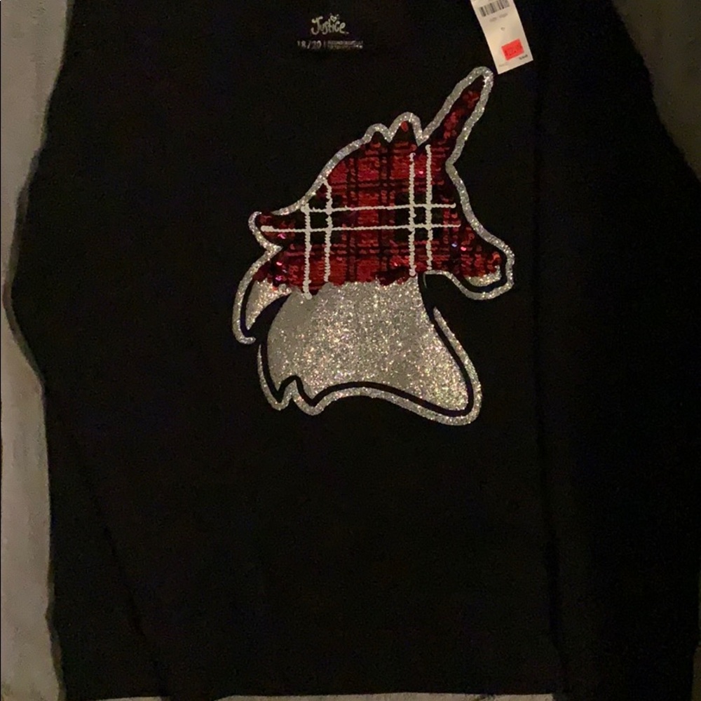 New with tag Black Justice Sweatshirt